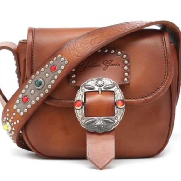 Golden Goose Rodeo small leather crossbody bag - Picture 1 of 8